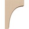 Ekena Millwork 2"W x 4"D x 6"H Classic Huntington Rough Cedar Woodgrain TimberThane Corbel, Primed Tan CORUR02X04X06HUNRCPR - alternate 3